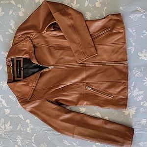 NWOT Leather Jacket Marc New York Andrew Marc